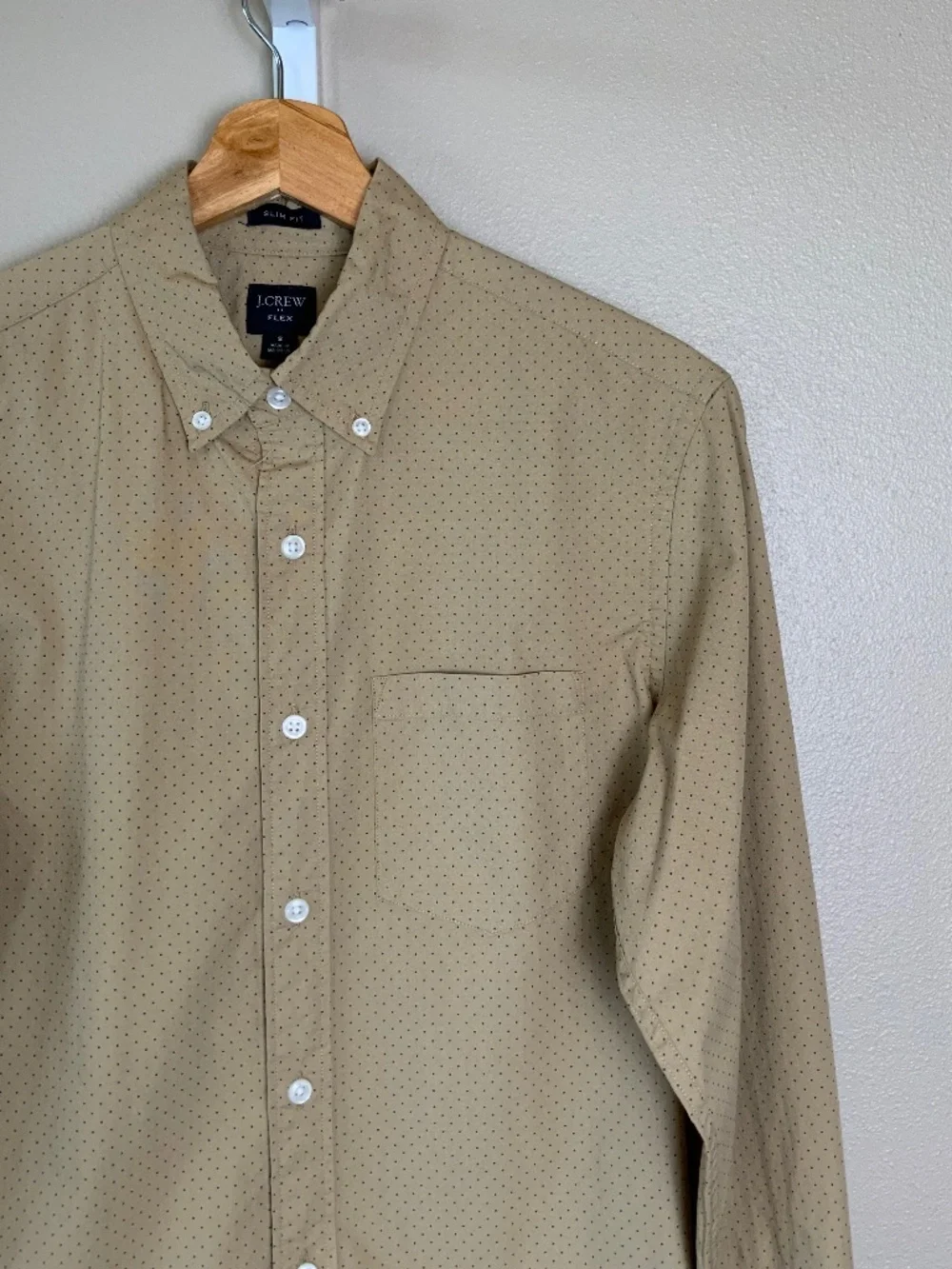 J. Crew Printed Slim Fit Flex Casual Button Down Shirt